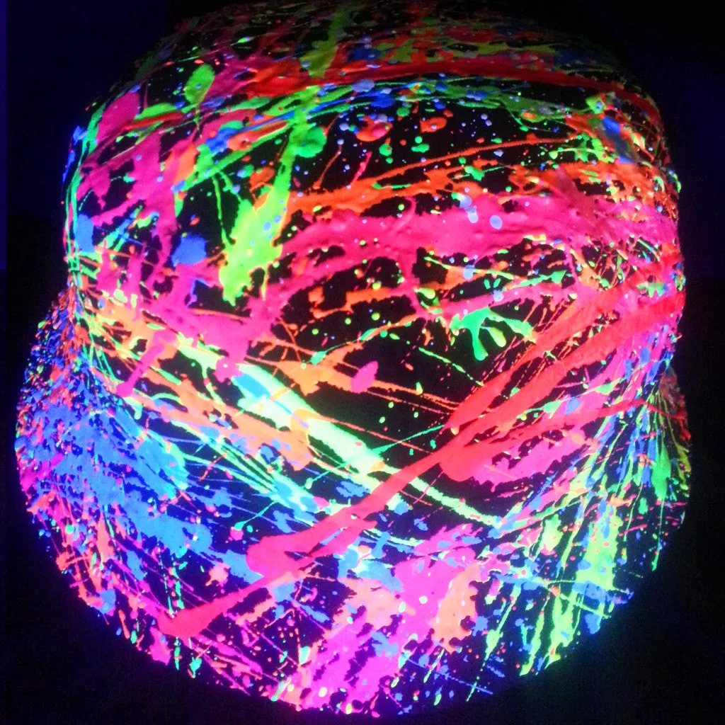 SPLAT RAVE HAT BLACK MULTI