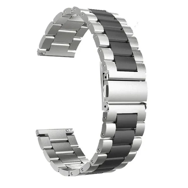 Stainless Steel Link Watch Strap Compatible with the Fitbit Sense 2