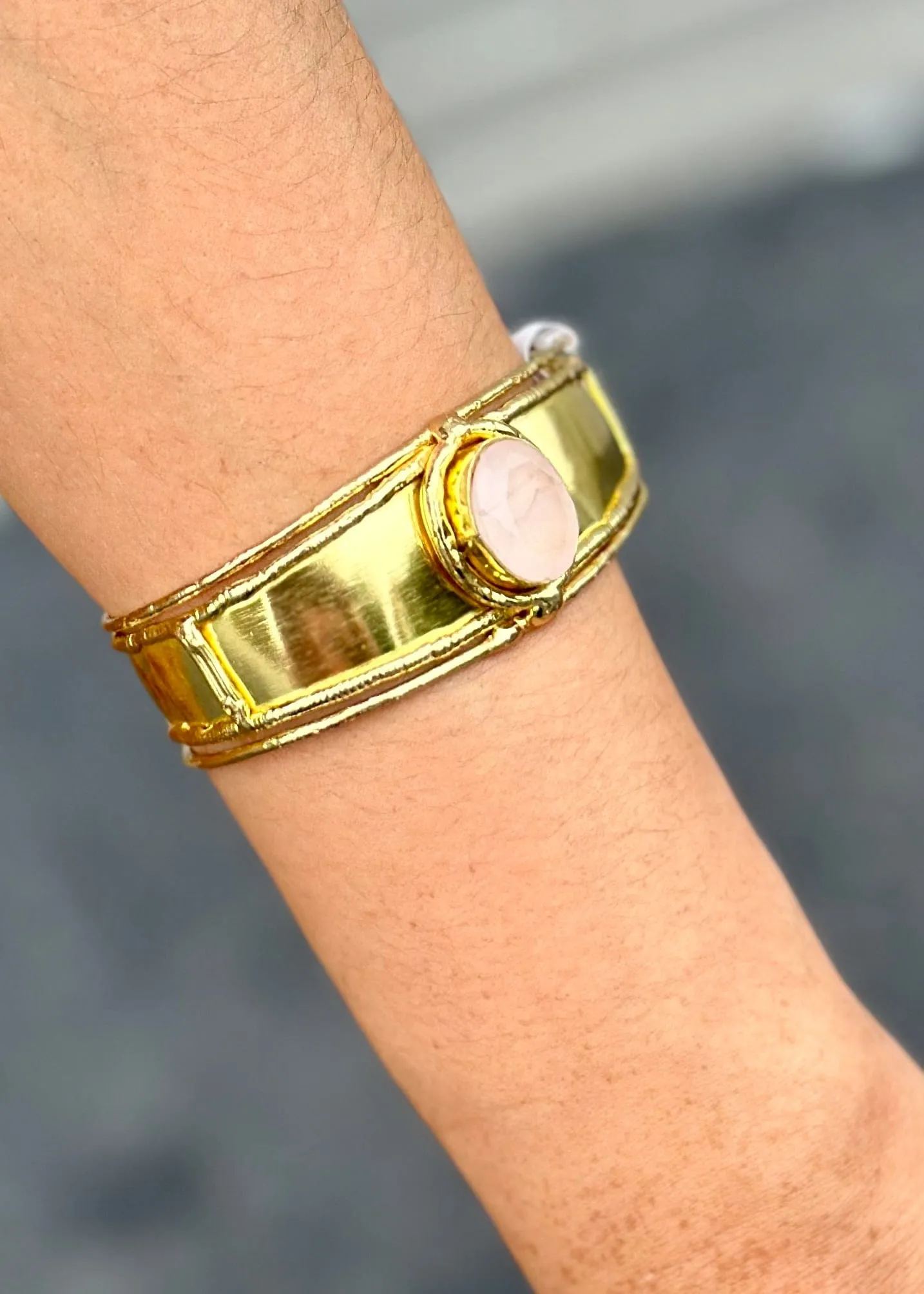 Stone Statement Cuff