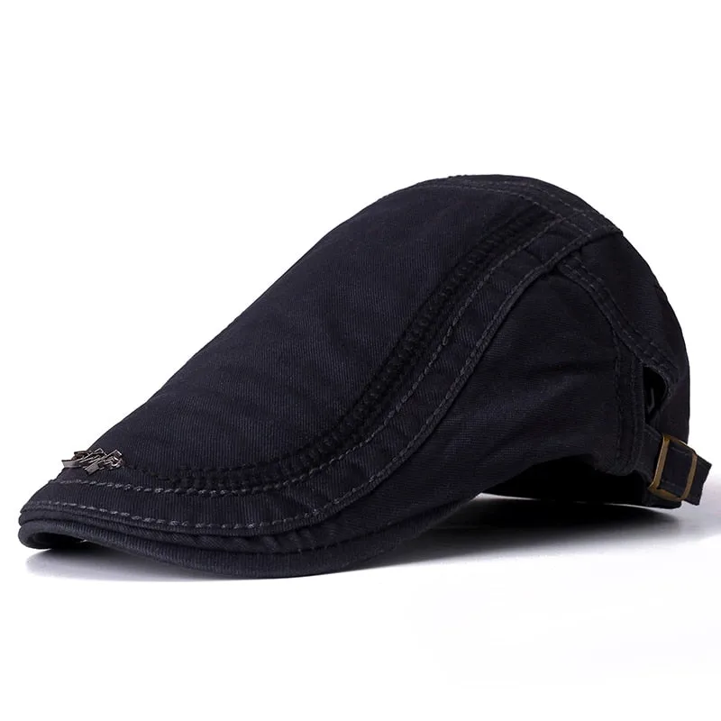 Summer Outdoor Visor Cap High Quality Cotton Berets For Men & Women Casual Peaked Caps Style Letter Stylish Berets Hats