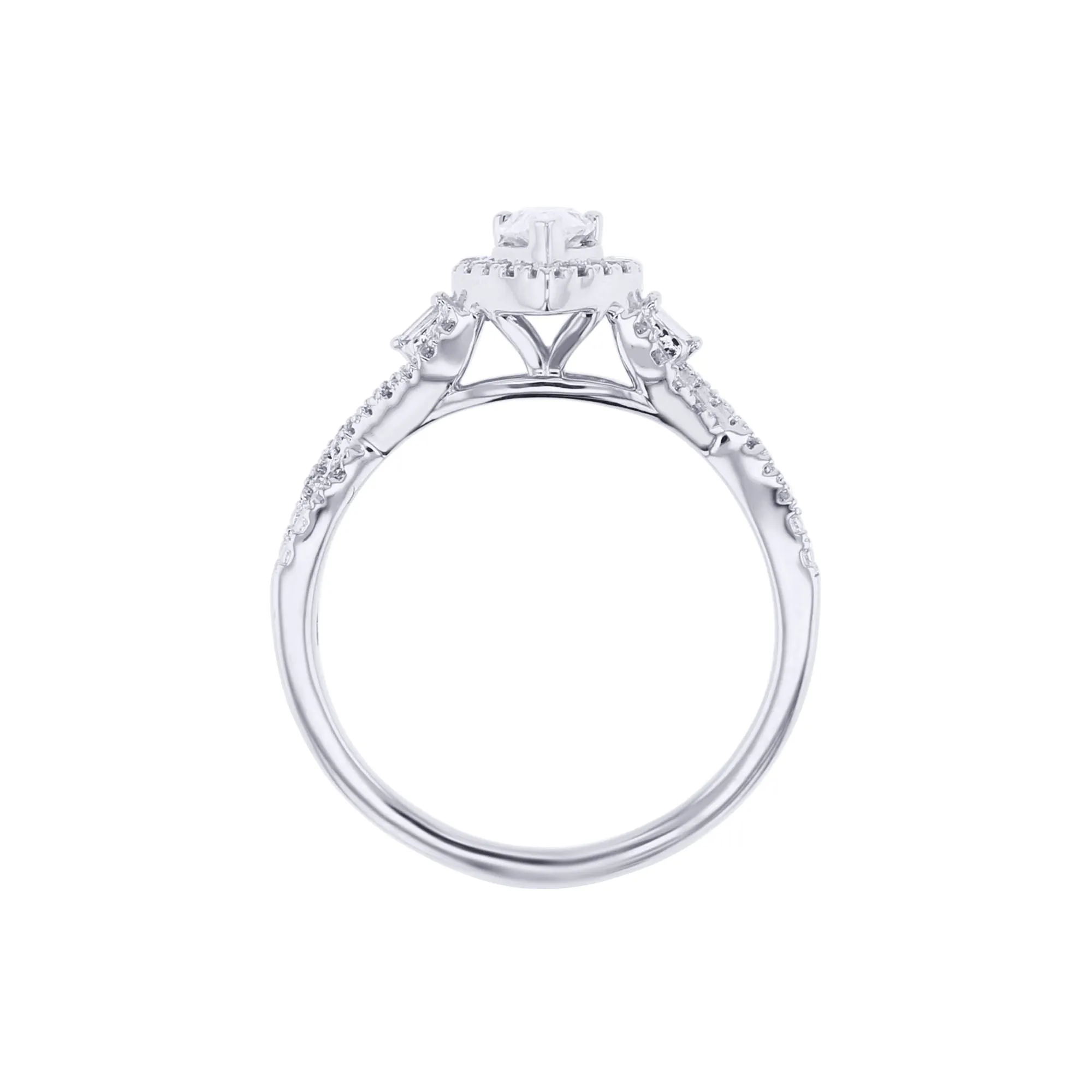 Suri Oval Halo Ready for Love Diamond Engagement Ring