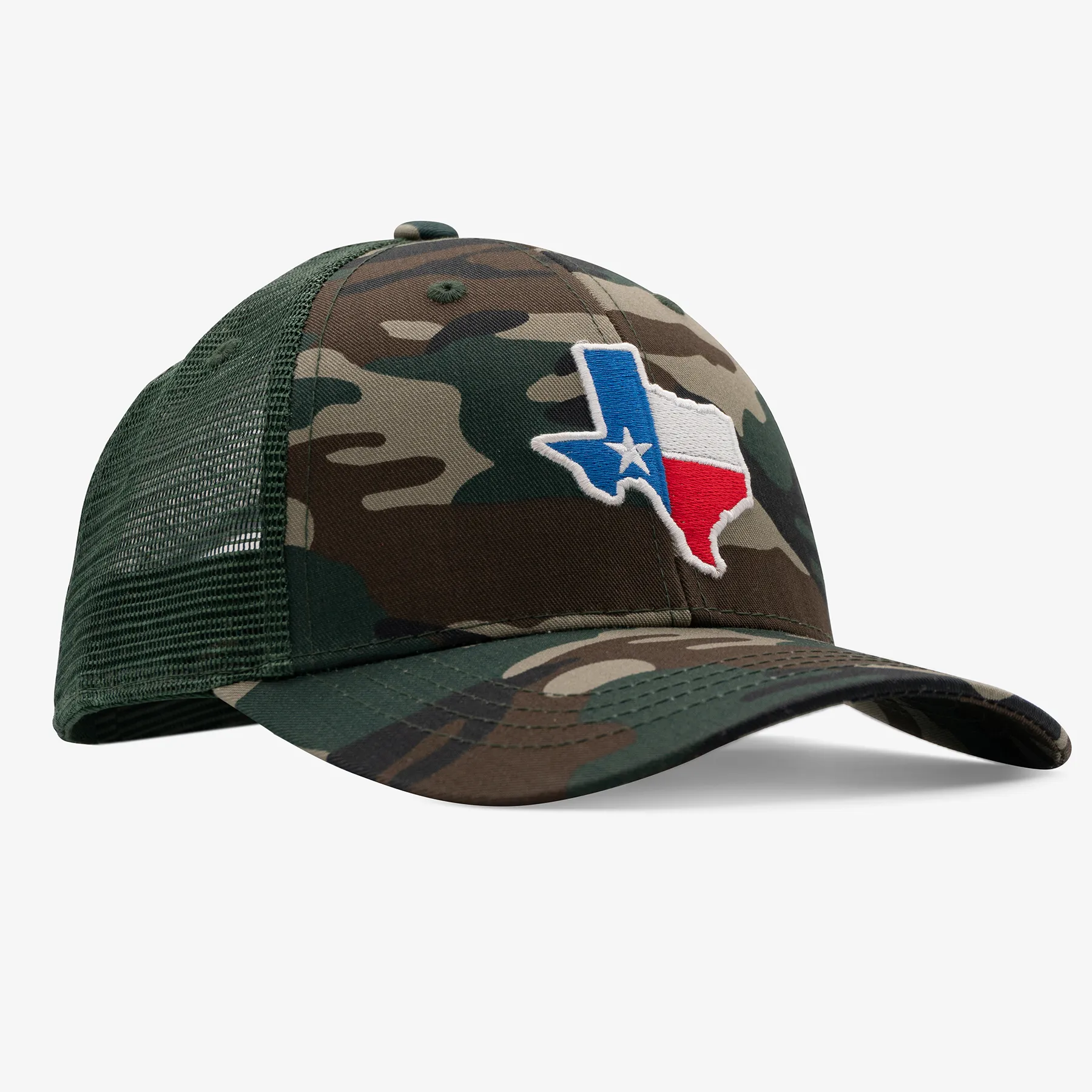 Texas Outline Curved Snapback Hat