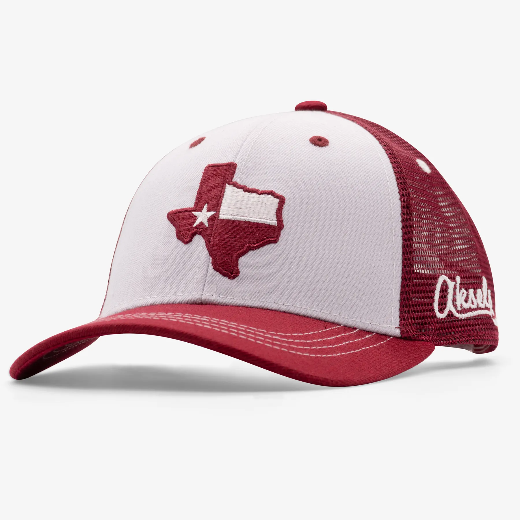 Texas Outline Curved Snapback Hat