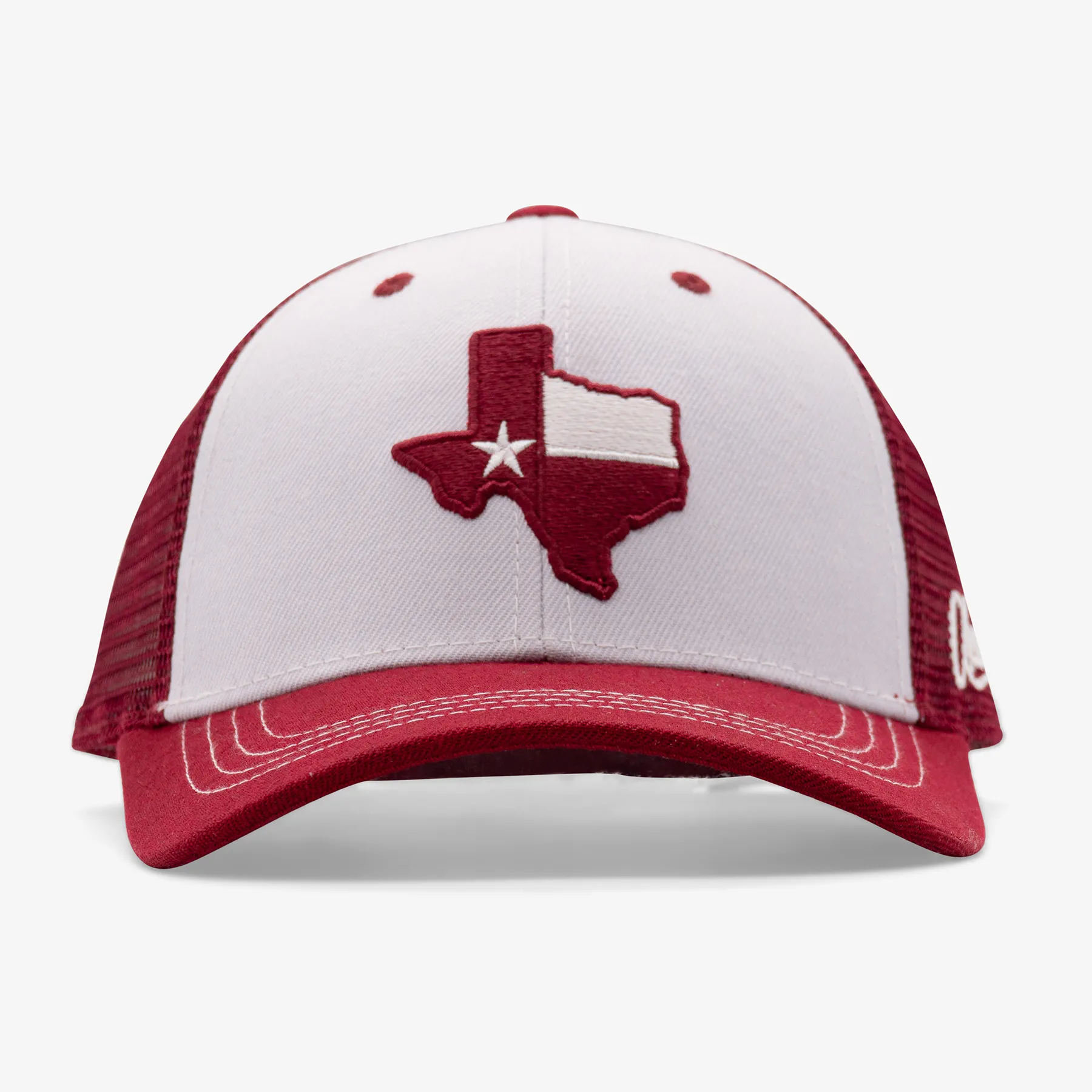 Texas Outline Curved Snapback Hat