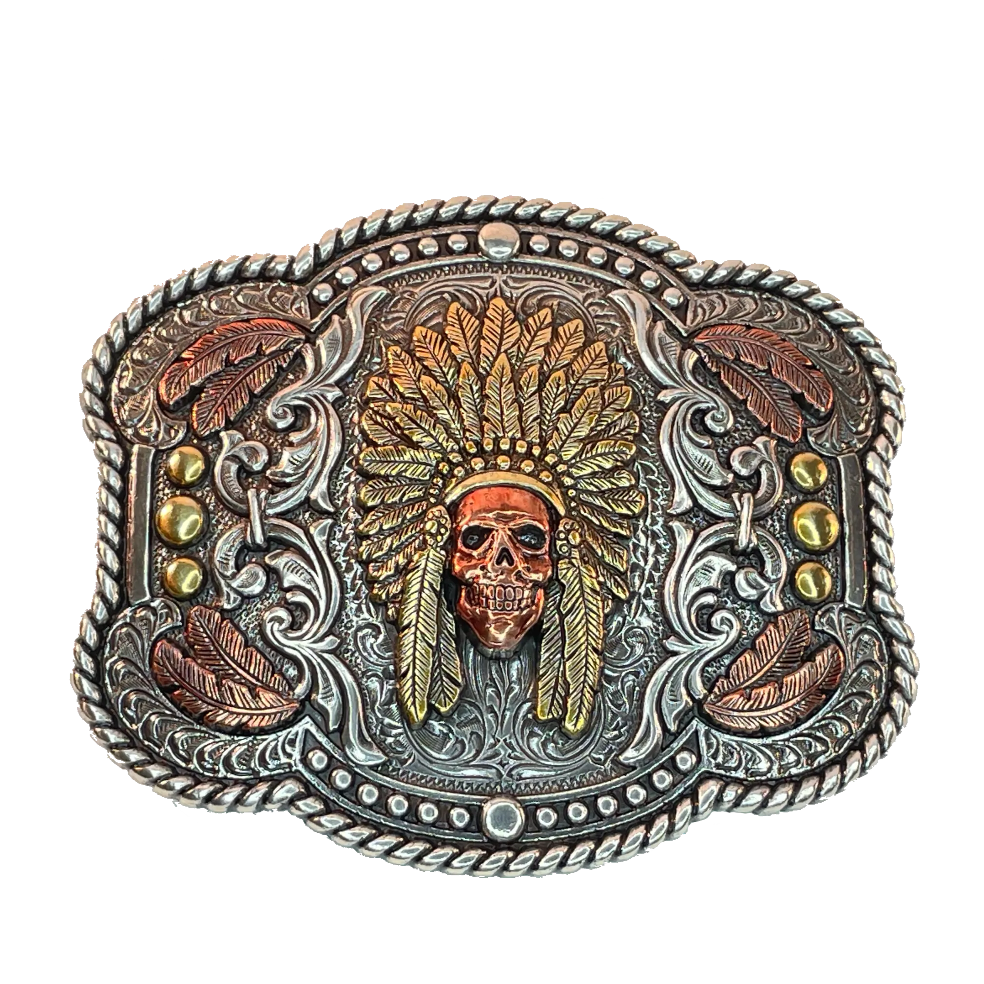 The Crazy Horse Chief Belt Buckle