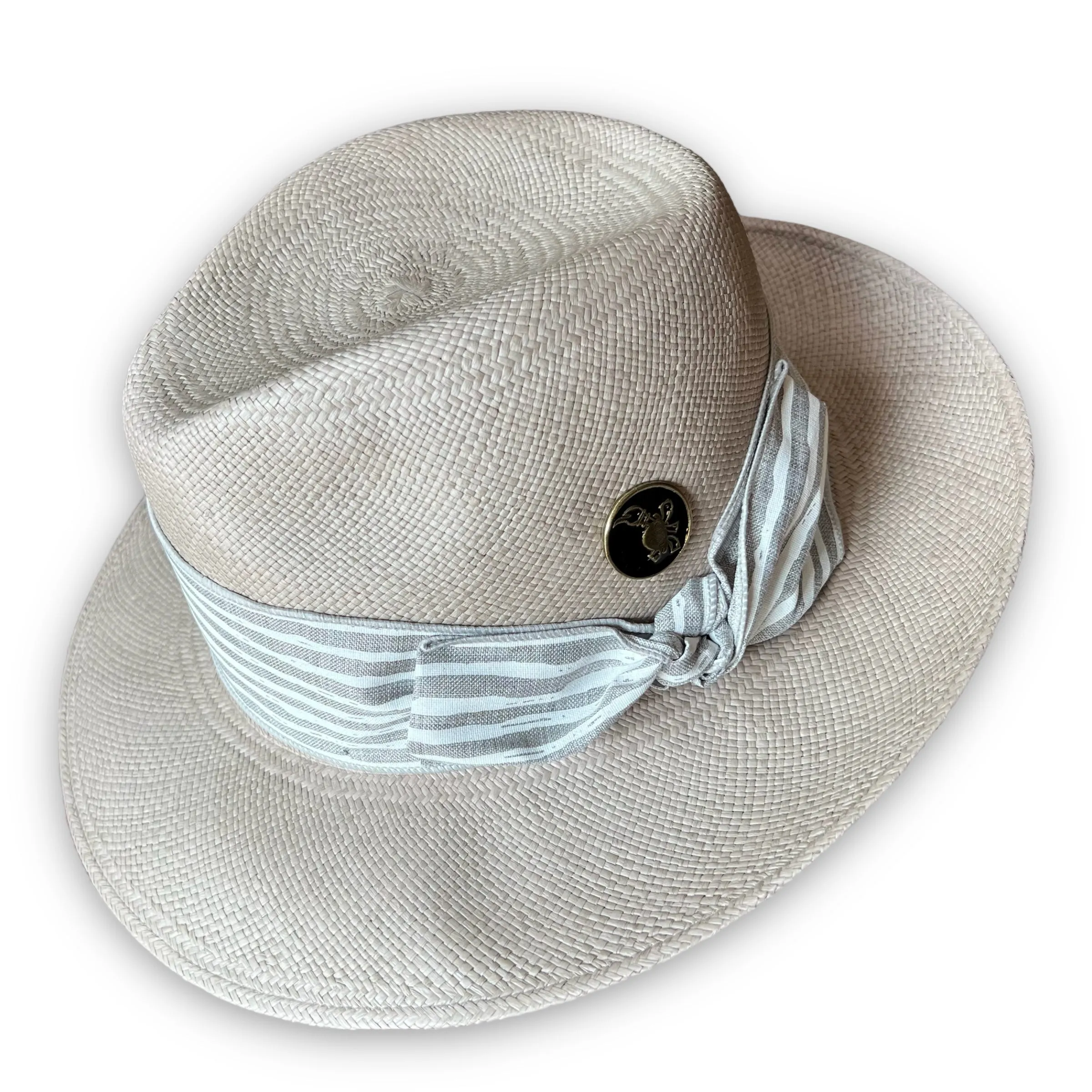 THE FLAMEKEEPERS HAT CLUB JET FUEL PANAMA OYSTER GREY