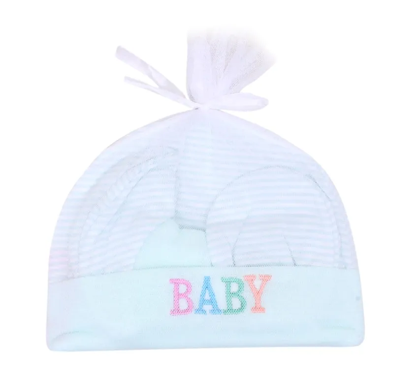 THE LITTLE LOOKERS Cotton Cap,Mitten and Booty Set for Unisex New Born Babies and Infants