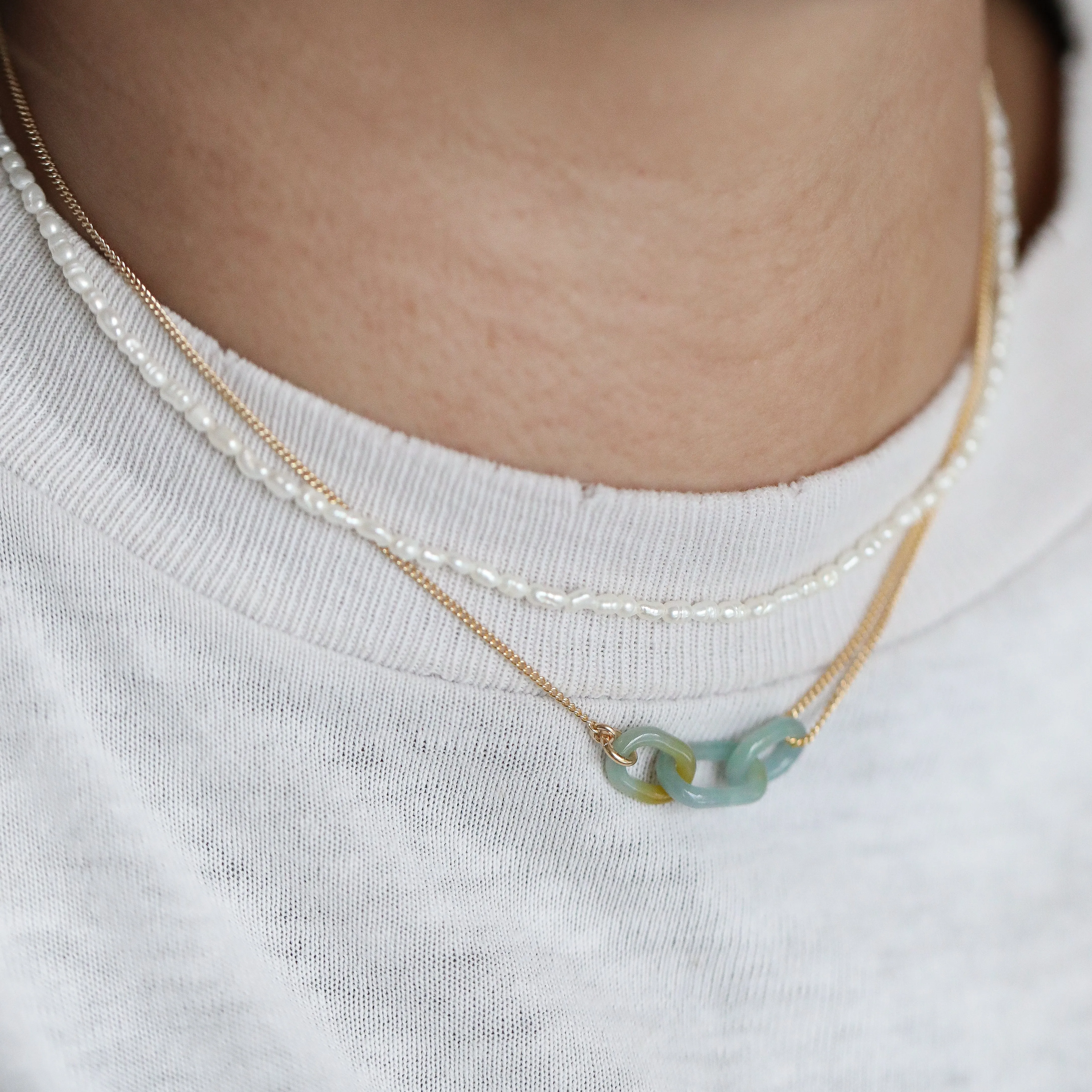 Three Wishes Jadeite Necklace