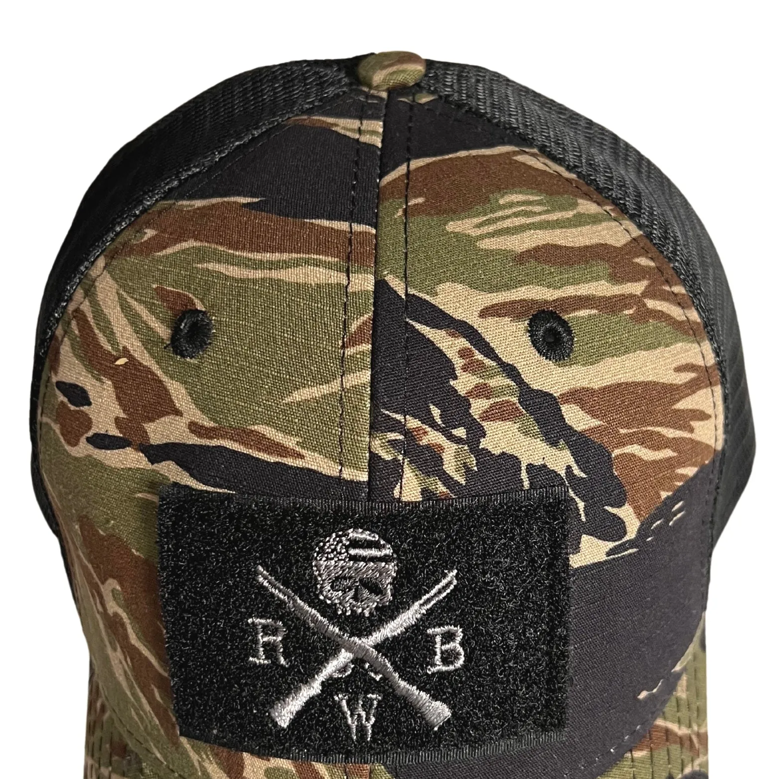 Tiger Stripe Camo Meshback Trucker Hat