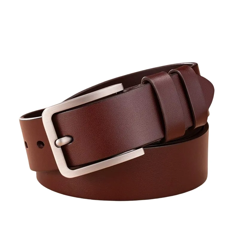 Tomorrow Closet Men's genuine cowhide leather belt