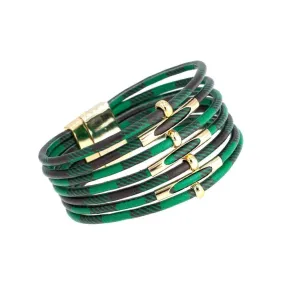 Trendy Green Cord Bracelet: Shop Now for Stylish Women's Jewelry