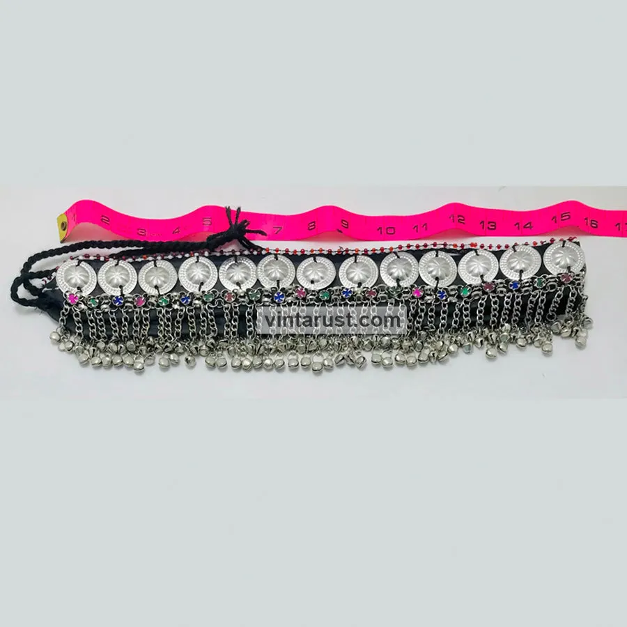 Tribal Belly Dance Belt With Dangling Bells