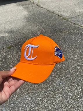 Trillest Orange/White Snapback Hat