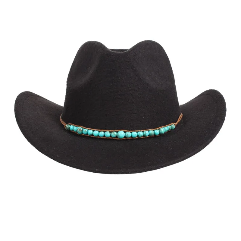 Turquoise Beaded Hat Bands