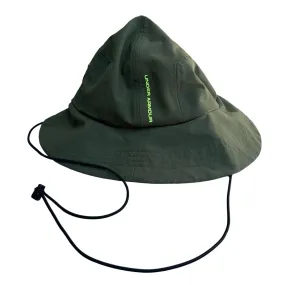 Under Armour OSFA Green Vented Lightweight Bucket Hat With Adjustable Chin Strap