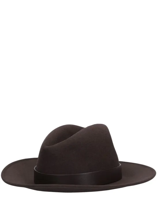 Valentino Garavani   V Logo Signature fedora hat 