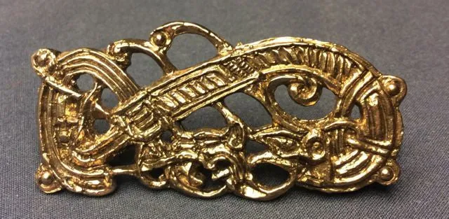 Viking Belt Mount - Dragon and Interlaced Snakes! - G42