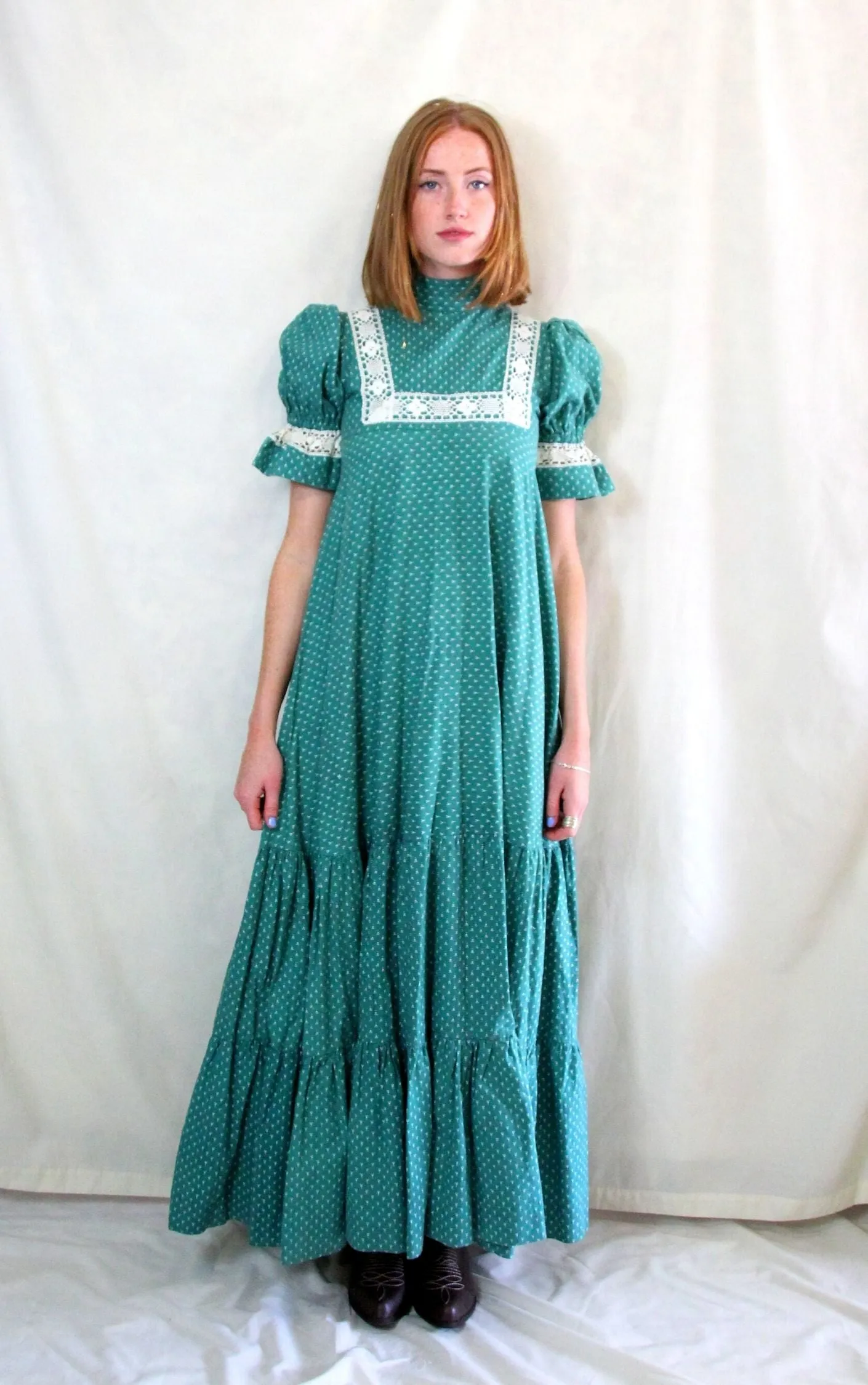 Vintage Laura Ashley Vintage Prairie Maxi Dress