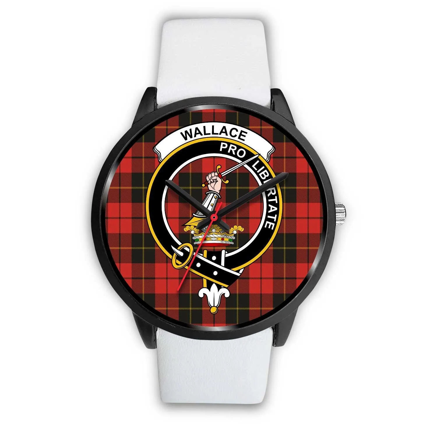 Wallace Weathered Clan Badge Tartan Black Watch