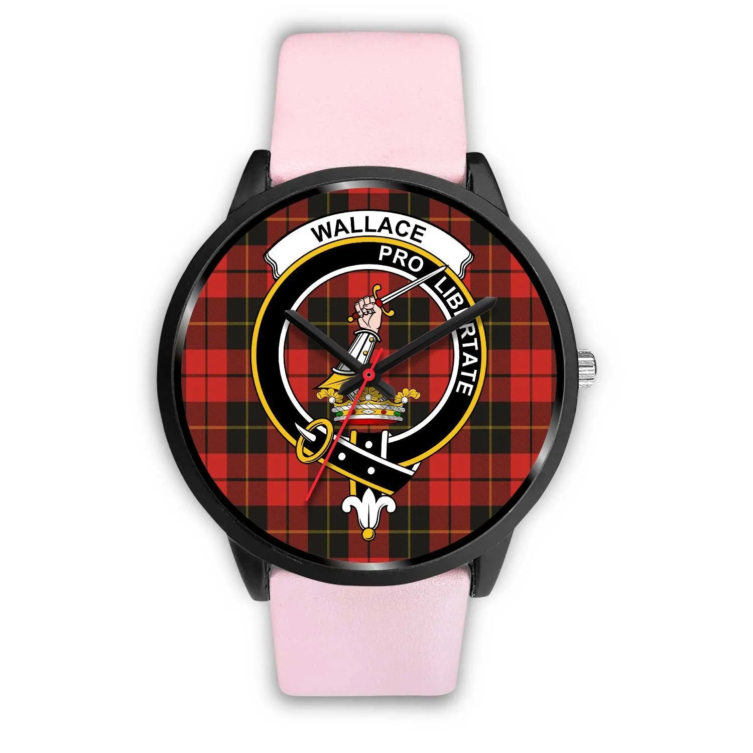 Wallace Weathered Clan Badge Tartan Black Watch