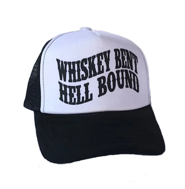 WHISKEY BENT AND HELL BOUND TRUCKER HAT