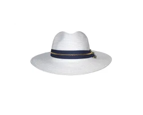 White Panama Style Hat - The World Traveller Hat