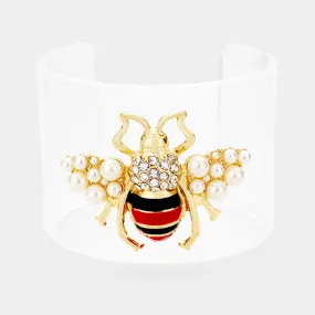 ZAMBI - Clear Insect Cuff